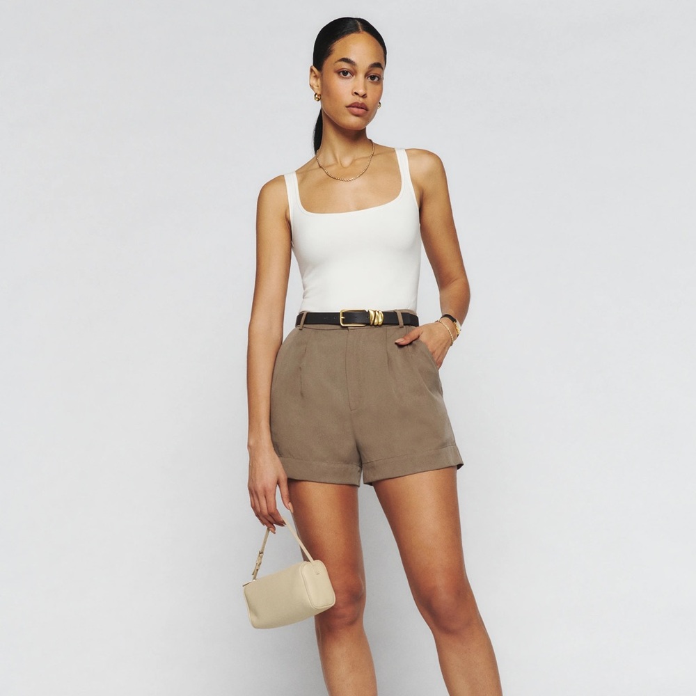 Reformation Mason Trouser Shorts NWT